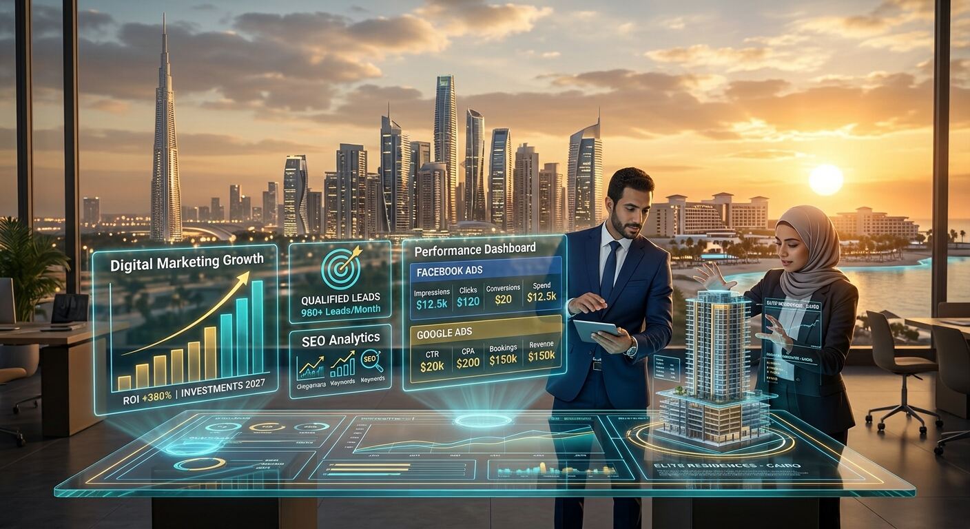 التسويق الرقمي للعقارات في مصر - Digital marketing for real estate in Egypt